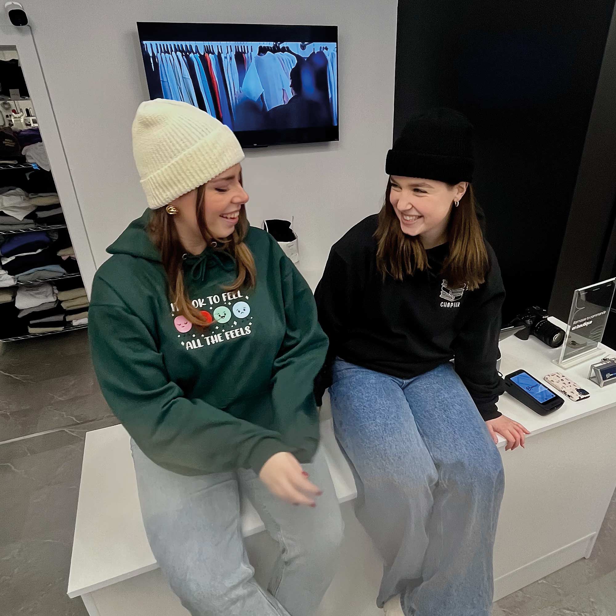 Hoodie "Feel all the Feels" brodé