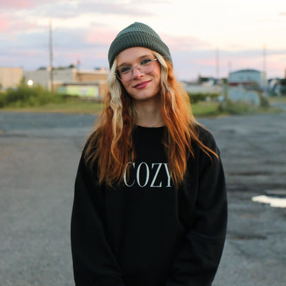 Crewneck "Cozy" brodé