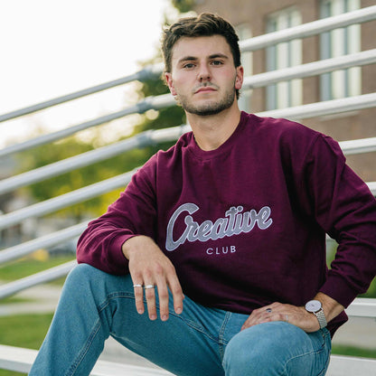 Crewneck "Creative Club" brodé
