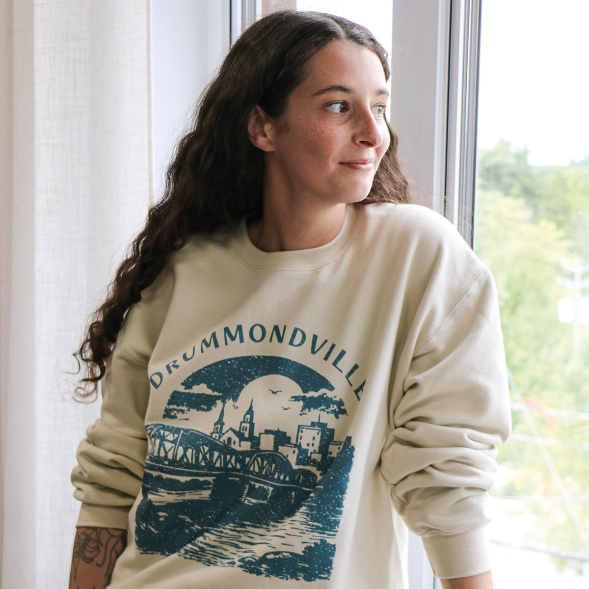 Crewneck "Drummondville" imprimé