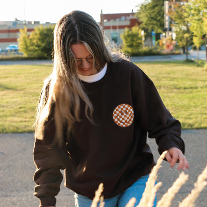 Crewneck Smiley brodé