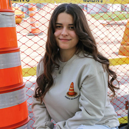 Crewneck "Fidèle au poste" imprimé