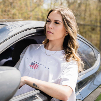 T-shirt "LOS ANGELES" brodé