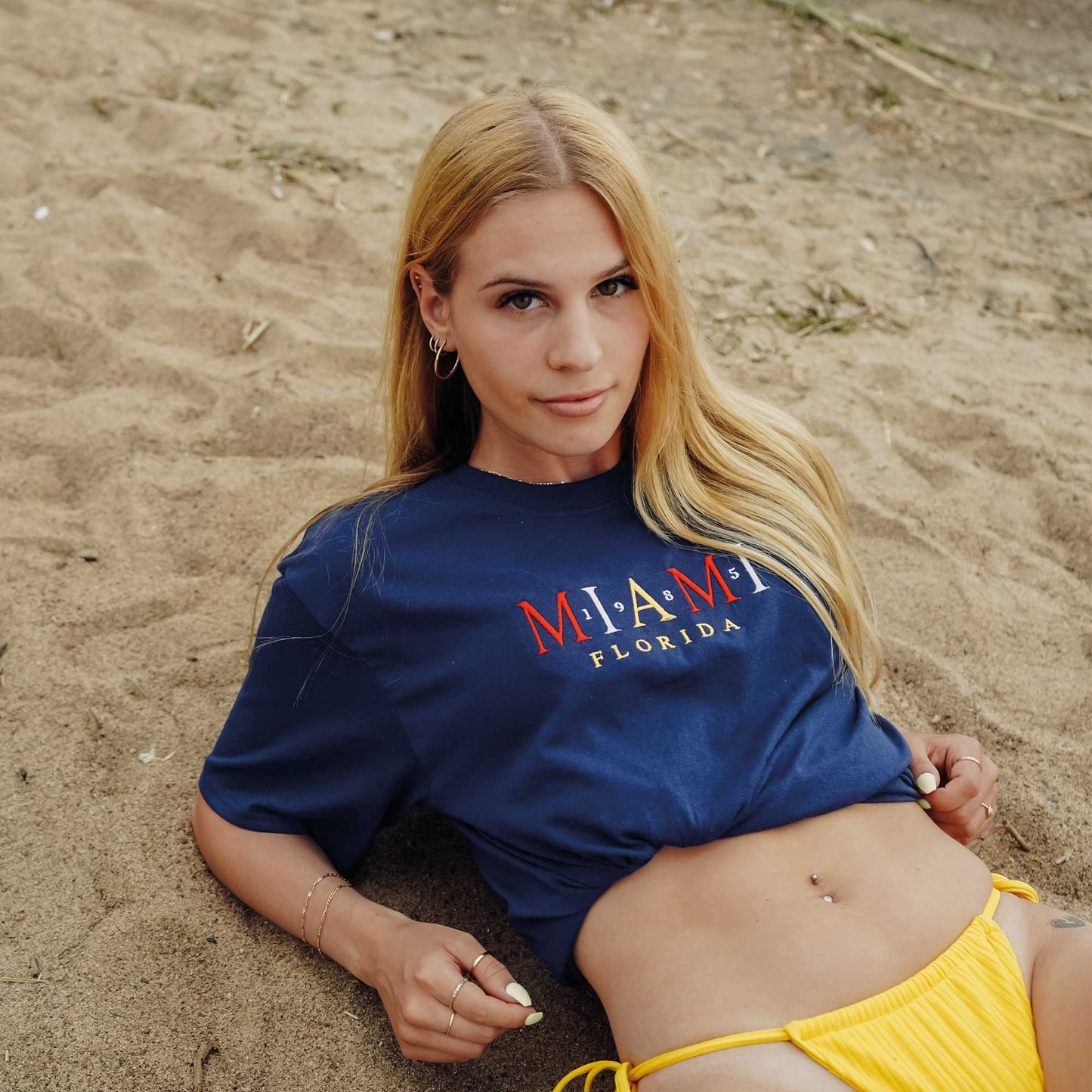 T-shirt "Miami" brodé