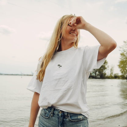 T-shirt Palm Tree brodé