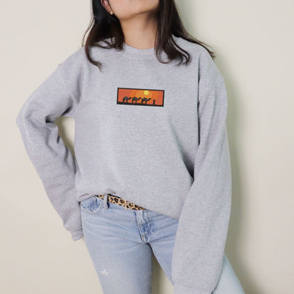 Crewneck Désert brodé