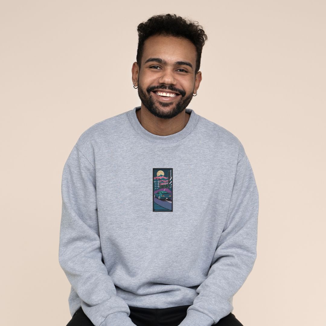 Crewneck Nuit au Japon brodé