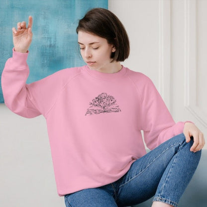 Crewneck Blooming Book brodé