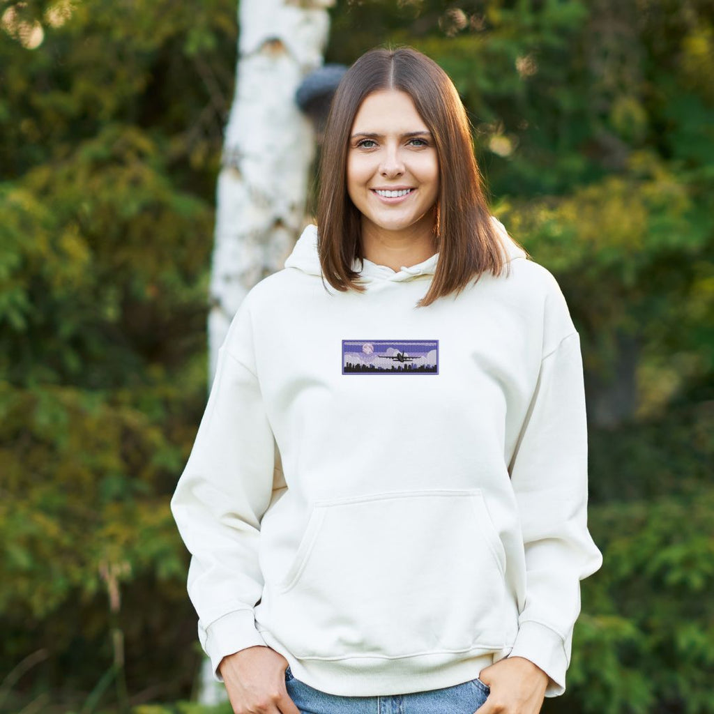 Hoodie Avion brodé