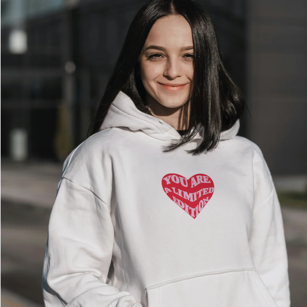 Hoodie "You are a Limited Edition" brodé
