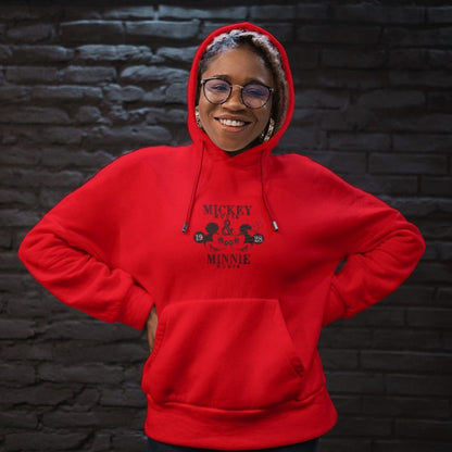 Hoodie Mickey & Minnie brodé