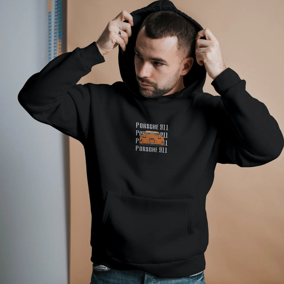 Hoodie Porsche 911 brodé