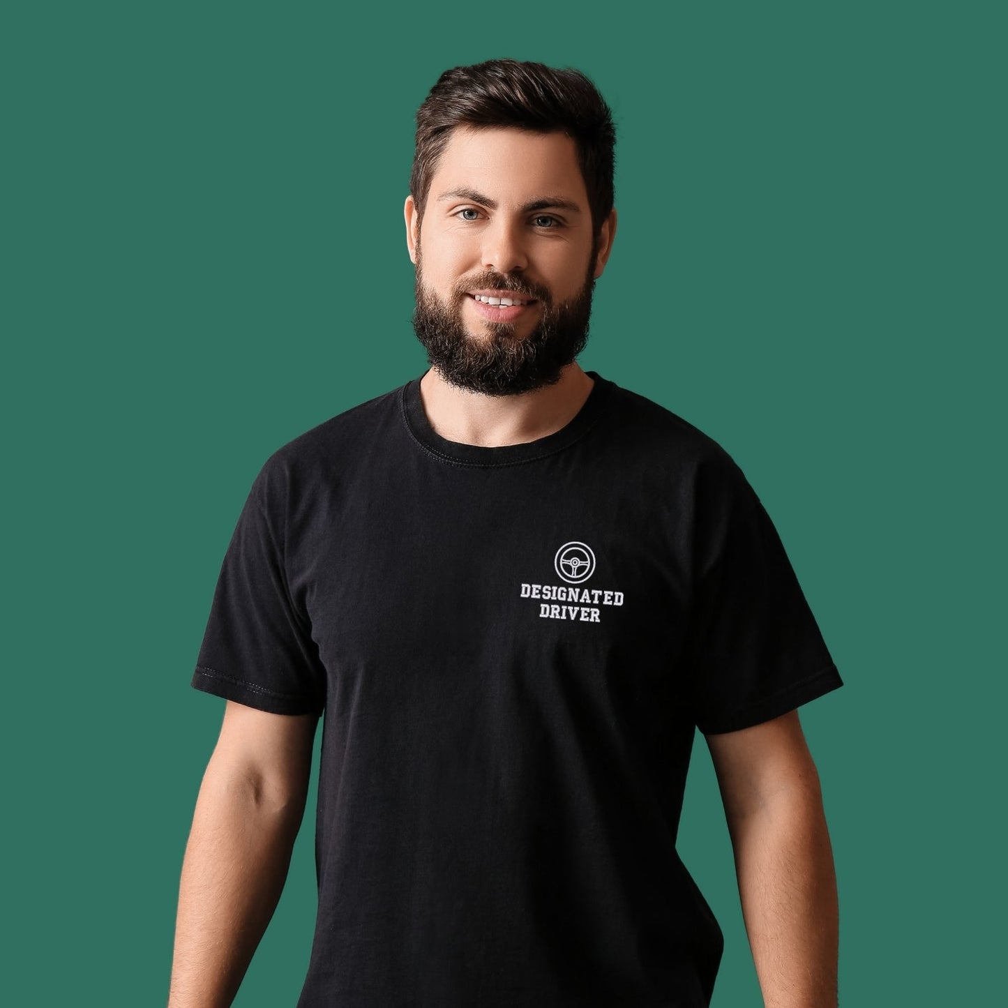 T-shirt "Designated Driver" brodé