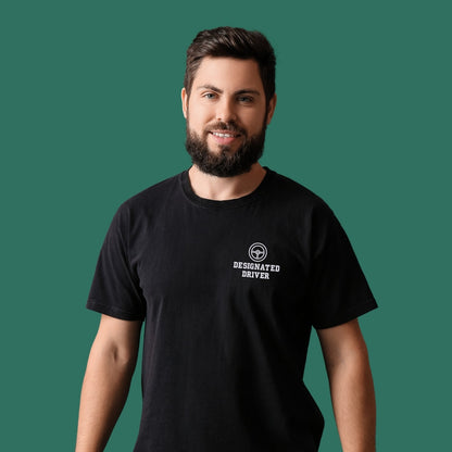 T-shirt "Designated Driver" brodé