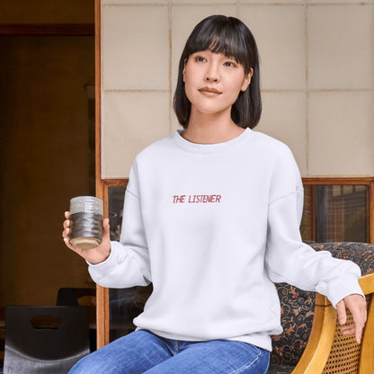 Crewneck "The Listener" brodé