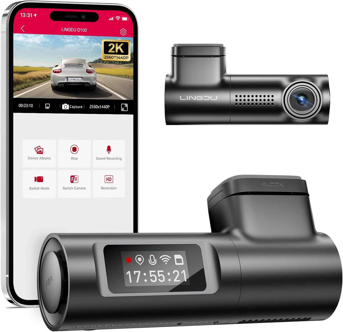lingdu-d100-2-5k-dash-cam-front - Royal Eagles Promise of Peace
