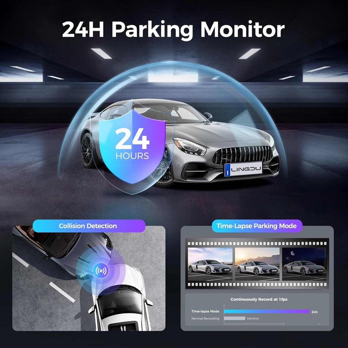 lingdu-ld06-5k-dash-cam-front-and-rear - Royal Eagles Promise of Peace