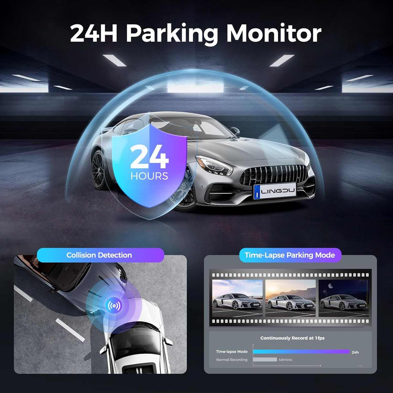 lingdu-ld06-5k-dash-cam-front-and-rear - Royal Eagles Promise of Peace