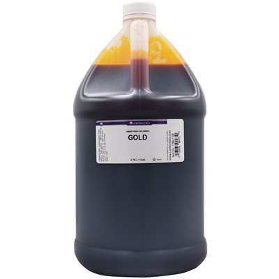 Gold Liquid Food Color - Liquid Food Coloring - 4 oz - 1 Gallon - Ships Free Within Canada on Orders Above CAD $199