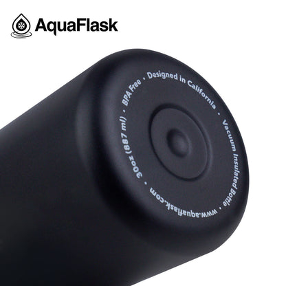 Aqua Flask Tumbler – Vacuum Insulated Stainless Steel Travel Cup 887ml (30 oz)