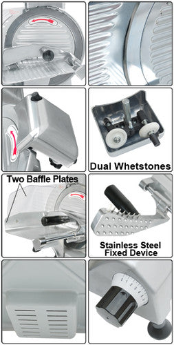 Commercial Deli Meat Slicer 8" NSF & ETL