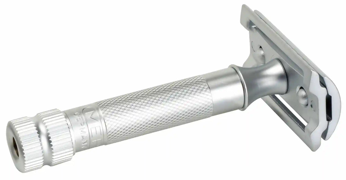MERKUR Safety Razor 34C HD, Matt Chrome Finish