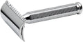Merkur 41C 3-Piece DE Safety Razor, Open Comb, Classic 1906 Etched Handle, Chrome