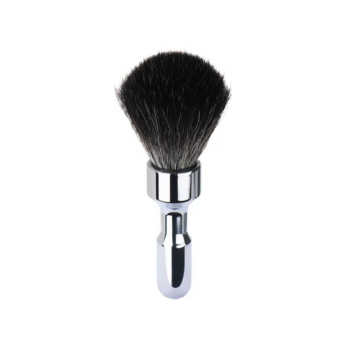 MERKUR Shaving Brush 1701 with Vegan Synthetic Hair in Bright Chrome