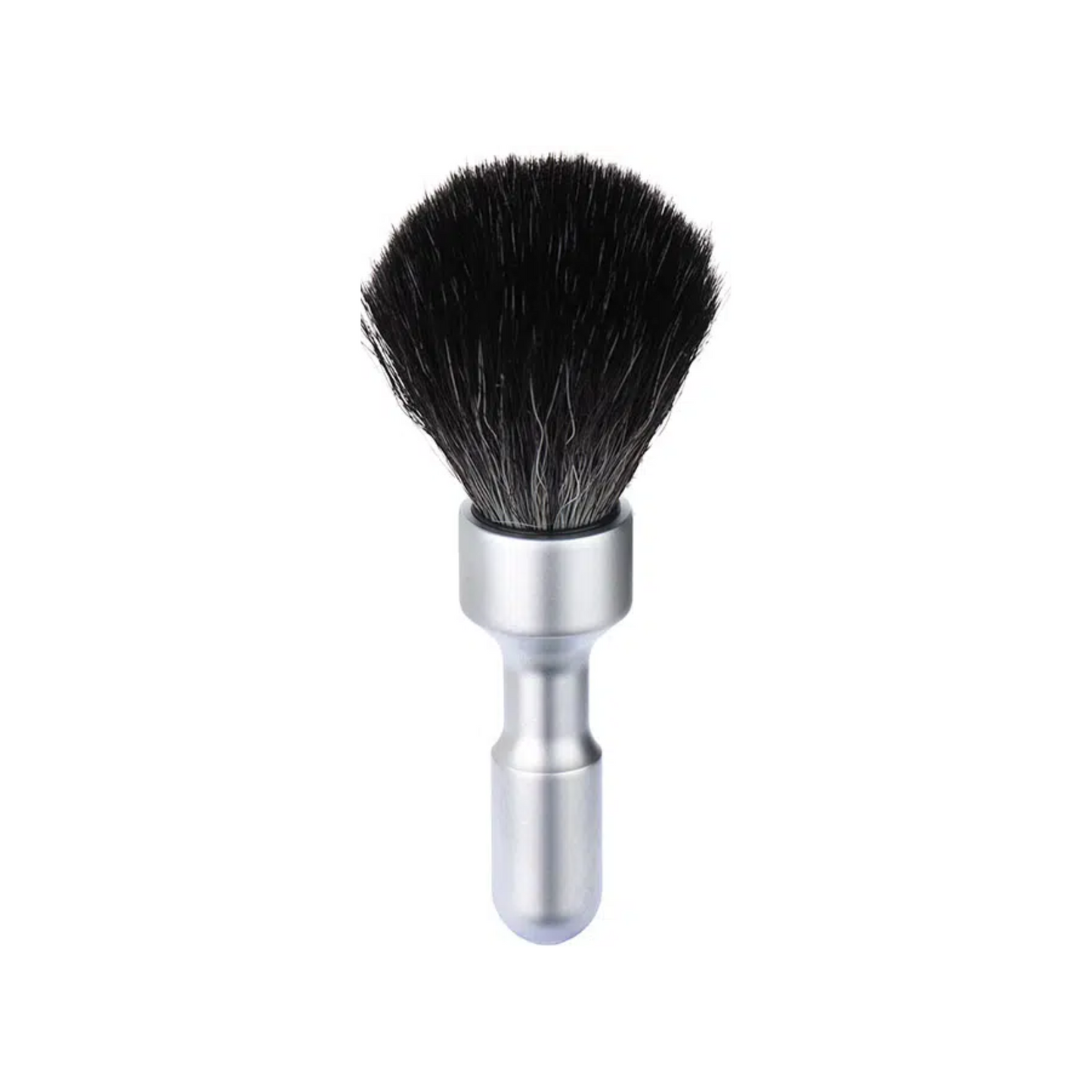 MERKUR Shaving Brush 1700 with Vegan Synthetic Hair in Matt Chrome