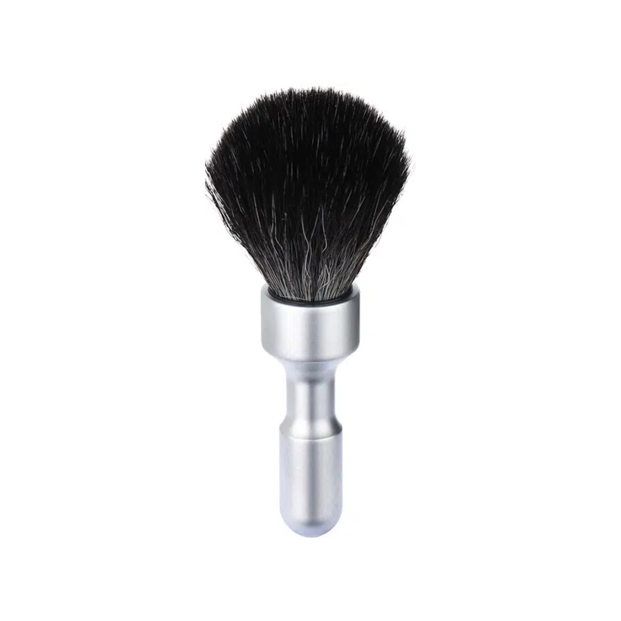 MERKUR Shaving Brush 1700 with Vegan Synthetic Hair in Matt Chrome