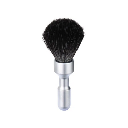 MERKUR Shaving Brush 1700 with Vegan Synthetic Hair in Matt Chrome