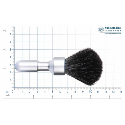 MERKUR Shaving Brush 1700 with Vegan Synthetic Hair in Matt Chrome