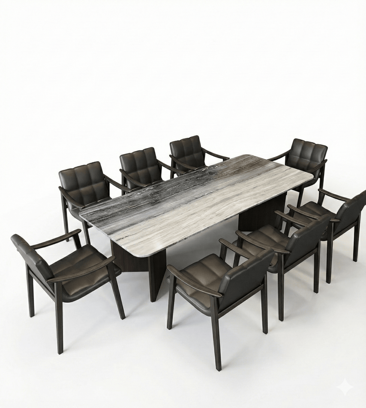 Metropolitan Grand Dining Room Set with 6-8 Chairs