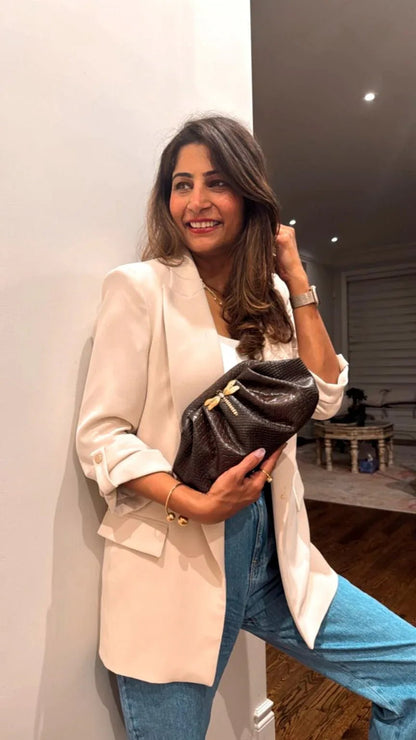 Midnight Dragonfly Croc Clutch - Products Added