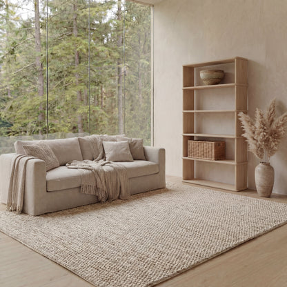 5 shelf bookcase in white oak