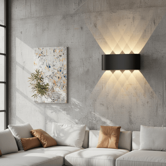 Minimalist Iron & Acrylic Wall Light
