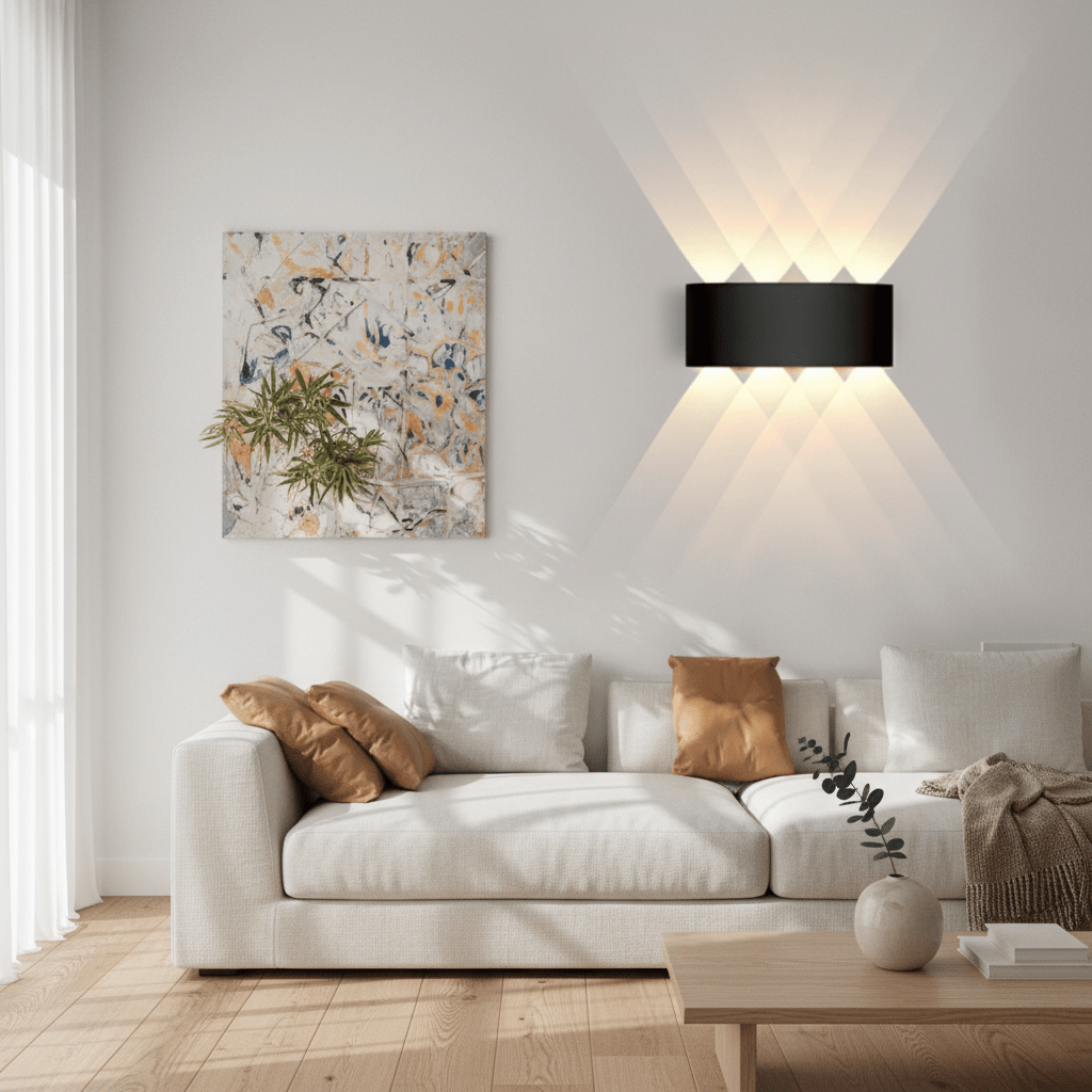 Minimalist Iron & Acrylic Wall Light
