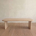 60 inch coffee table in white oak