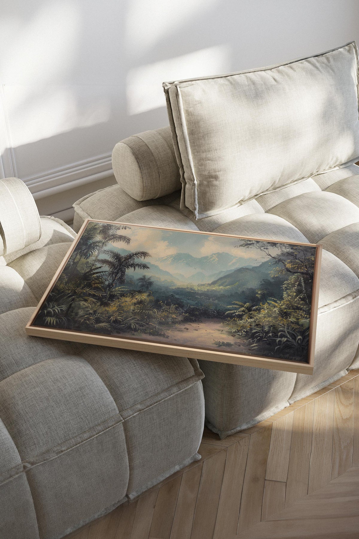 GOLDEN REALM, Oeuvre sur toile étirée