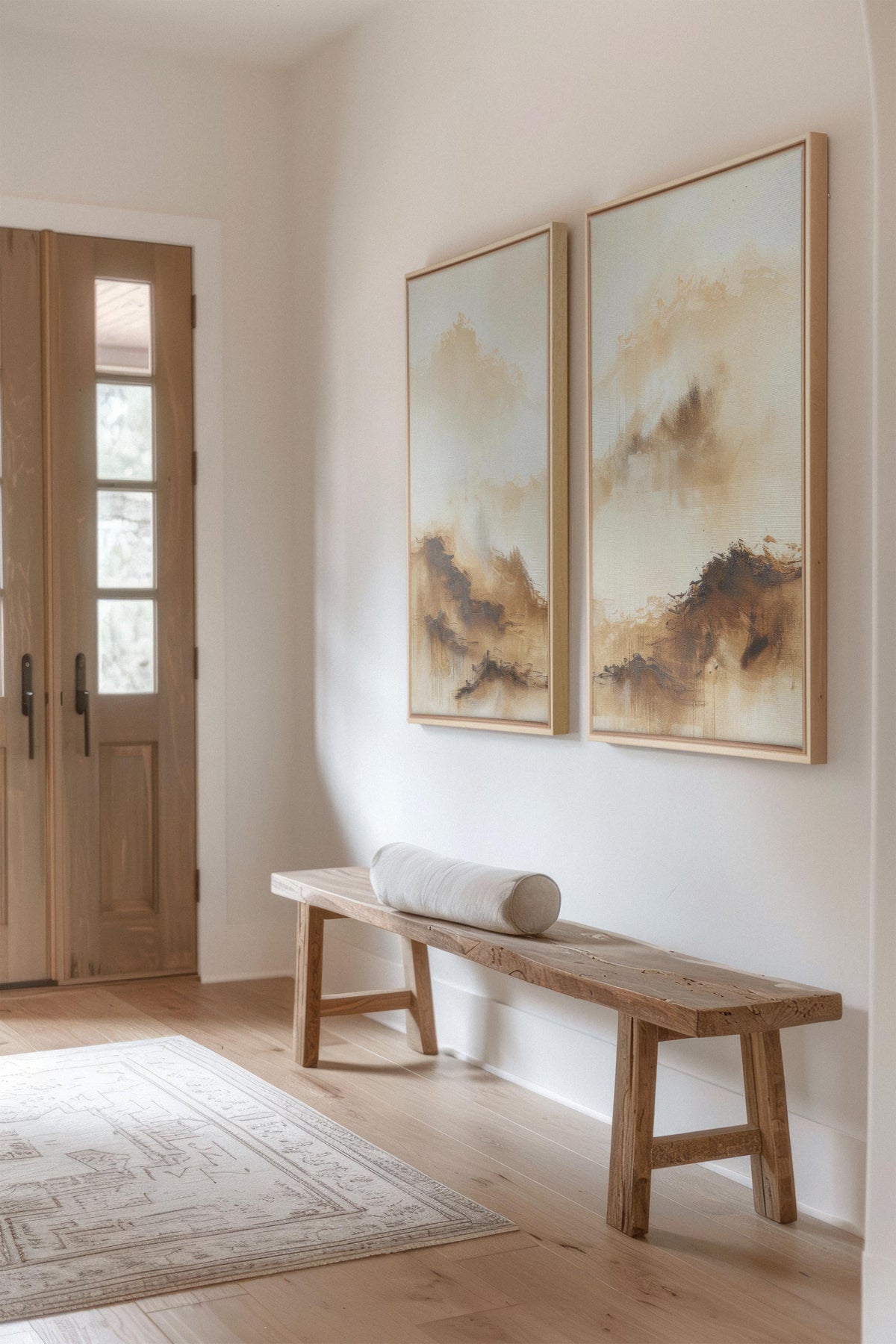 AMBER WAVES DUO (2 Oeuvres sur toile étirée)