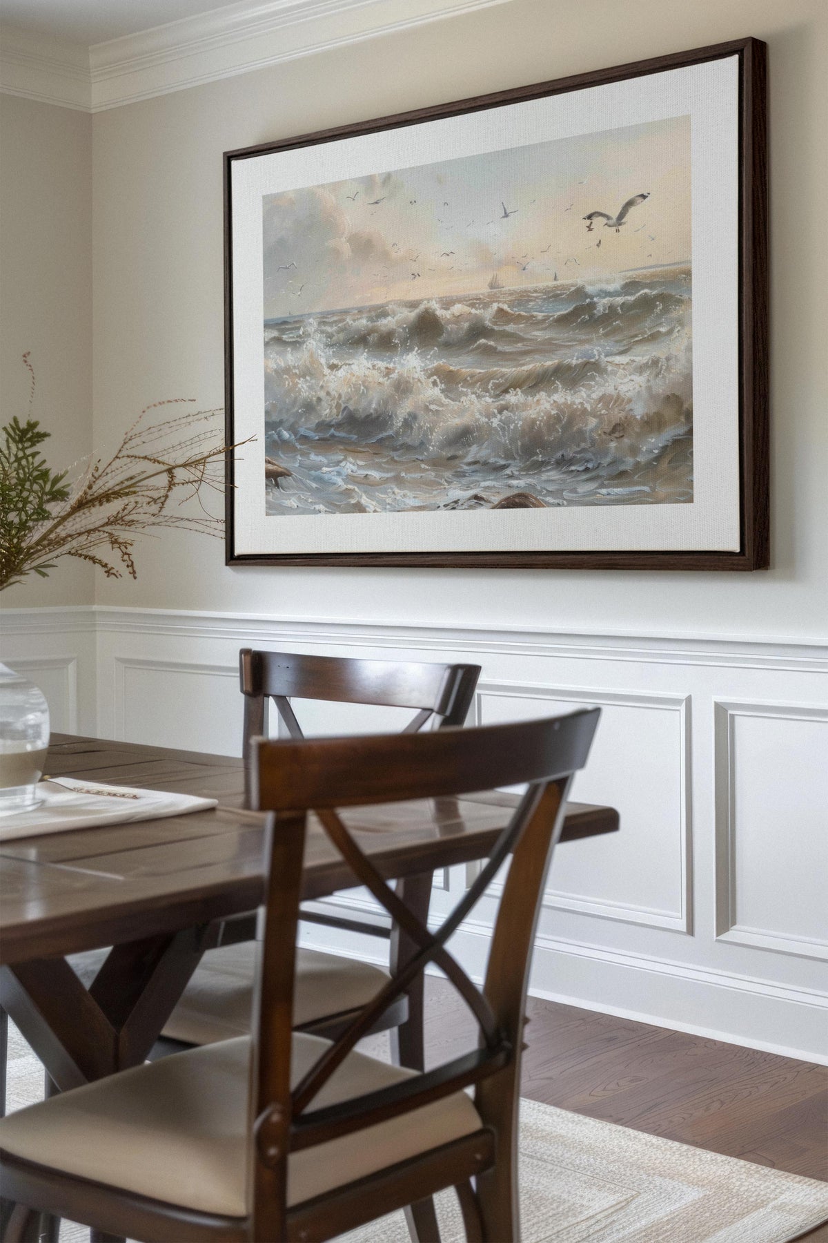 JOURNEY OF WAVES, Oeuvre sur toile étirée