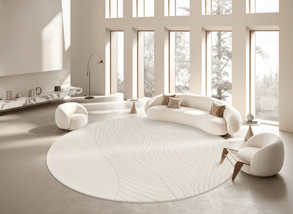 Modern Ripple Waterproof Diatom Silk Carpet