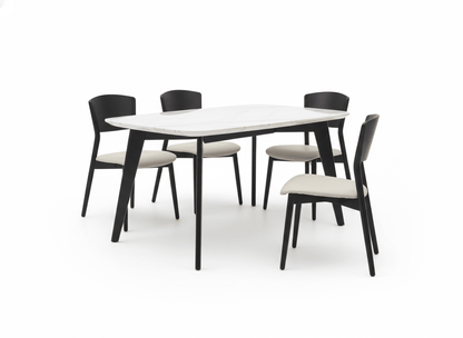 Monolith Noir Dining Set