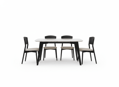 Monolith Noir Dining Set