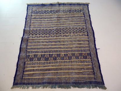 Moroccan Tiflet Kilim Rug | 3' 3" x 4' 3"