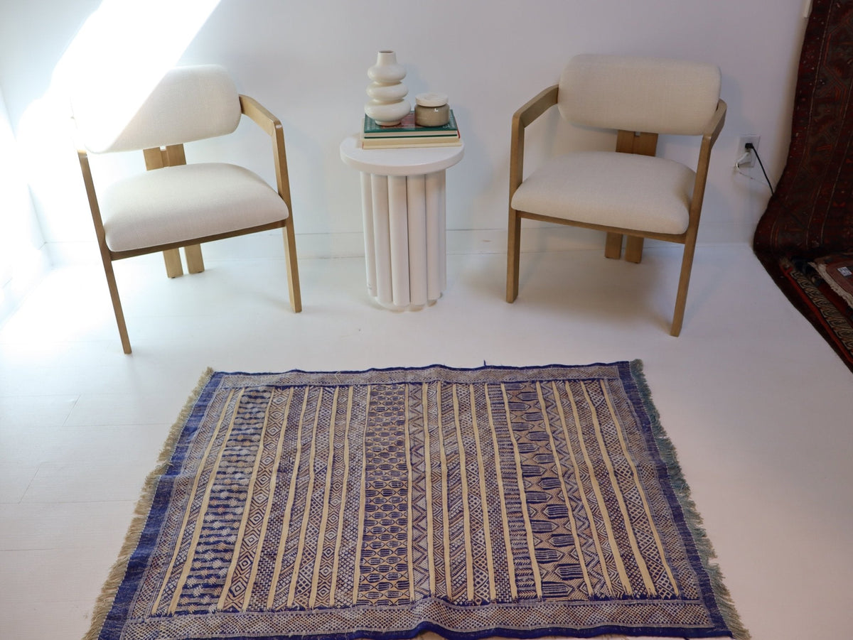 Moroccan Tiflet Kilim Rug | 3' 3" x 4' 3"