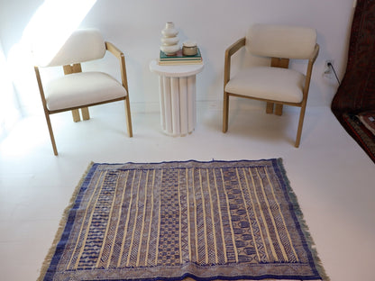 Moroccan Tiflet Kilim Rug | 3' 3" x 4' 3"