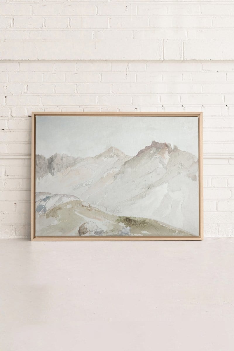 MOUNTAIN VIEW, Oeuvre sur toile étirée