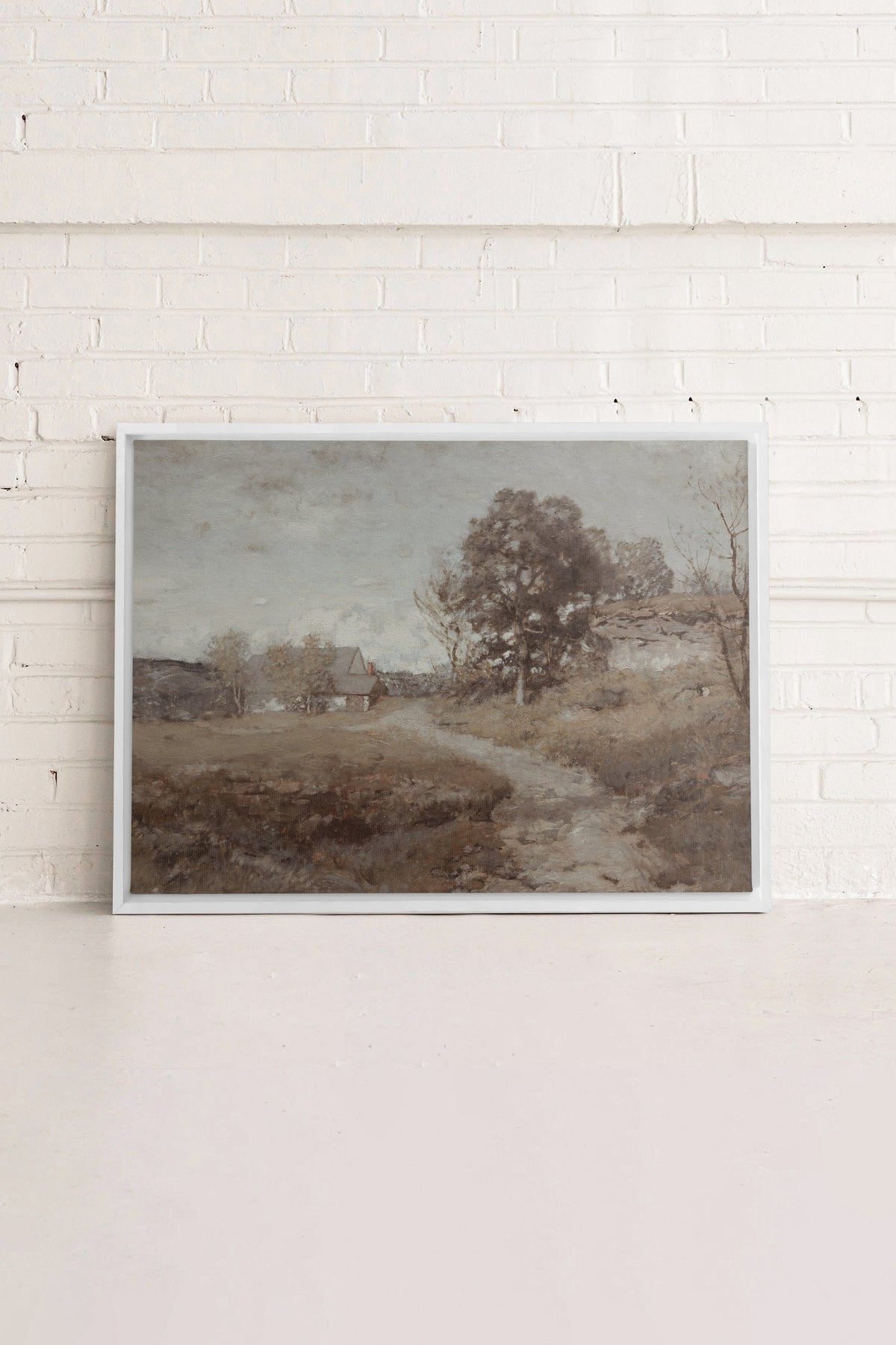 RURAL LANDSCAPE, Oeuvre sur toile étirée