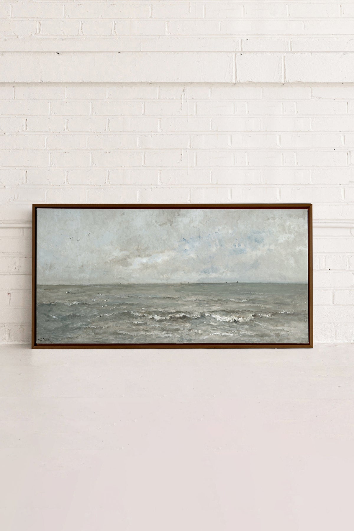 SIGNATURE SEASCAPE, Oeuvre sur toile étirée